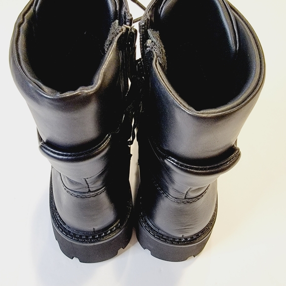 Tamaris Shanlie Sherling Leather Lug Sole Combat Boot Size EU 37 (US 6.5) - Picture 8 of 17